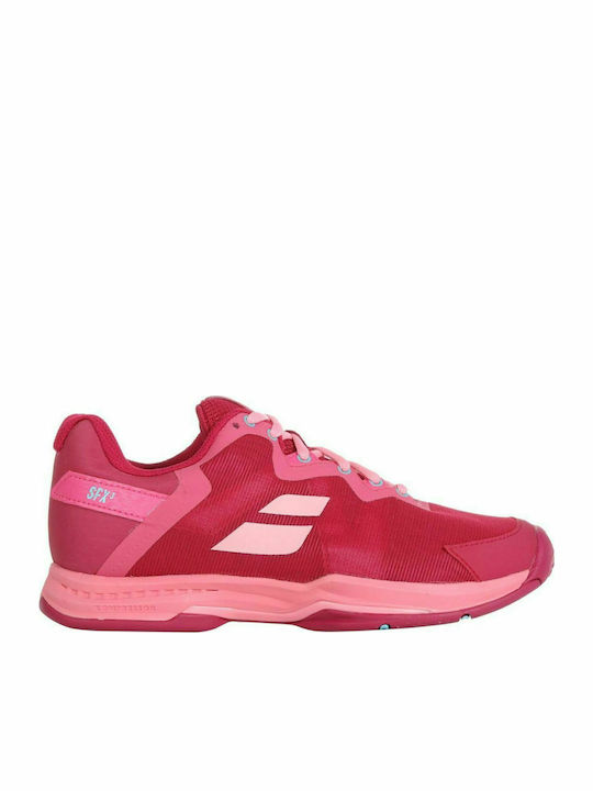 Babolat SFX3 Γυναικεία Παπούτσια Τένις για Όλα τα Γήπεδα Ροζ