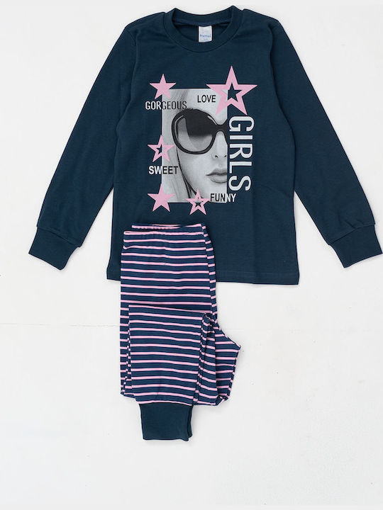 Pretty Baby Pijama pentru copii De iarnă Albastru marin