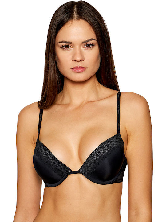 Negru Sutien Push Up cu Baloane