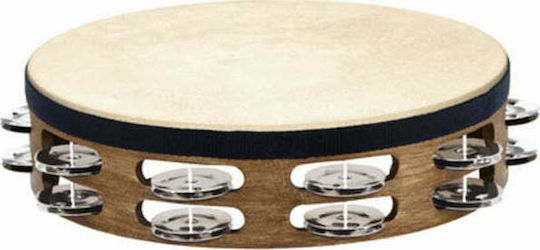 Meinl Ταμπουρίνο Traditional Goat-Skin Wood Tambourine 10" με Φυσικό Δέρμα