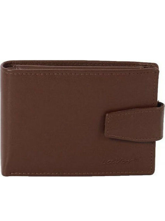 Lavor Δερμάτινο Ανδρικό Πορτοφόλι με RFID Καφέ