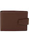 Leather Men's Wallet Classic with RFID Brown