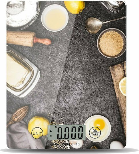 Estia Cooking Ψηφιακή Ζυγαριά Κουζίνας έως 5kg Πολύχρωμη