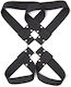 Toyz4lovers Easy Back Arms Restraint Long Σετ για Δέσιμο Άκρων σε Μαύρο Χρώμα