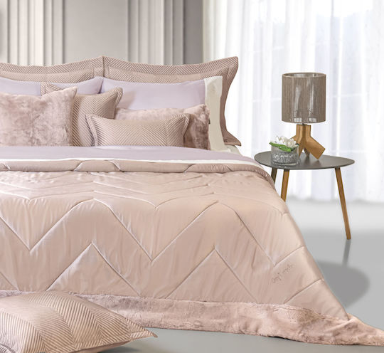 Guy Laroche Комплект Пухено Куинсайз 240x250бр New Chevron Аметист 3бр