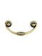 Viobrass 3212 Antique Handle Furniture made of Metallic in Bronze Color 83mm (Center Distance 64mm) 3212XX 1pcs