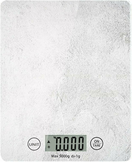 Estia Cement Digital Kitchen Scale 1gr/5kg White