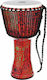 Meinl Rope Tuned Travel Series Djembe Synthetic...