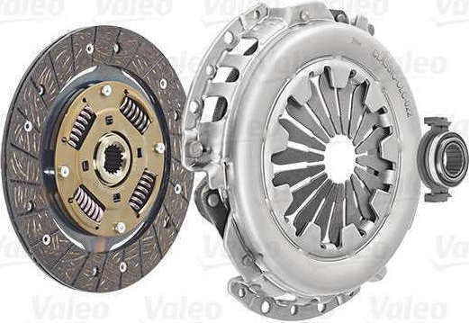 Valeo Clutch Set for Peugeot 206 Saloon 1.4 (2007+) 75hp