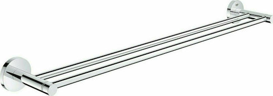Grohe Essentials Ράγα Μπάνιου Διπλή Επιτοίχια με Βίδες ​65.4x65.4cm Chrome