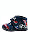 Adam's Shoes Kinderhausschuhe Stiefel Blau