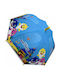 Chanos Kinder Regenschirm Gebogener Handgriff Baby Shark Blau