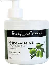 Beauty Line Κρέμα Σώματος Ελιά Moisturizing Cream 500ml