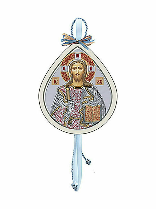 Slevori Heilige Ikone Kinder Amulett mit Jesus Christus aus Silber VP00110TW1HG-B-A