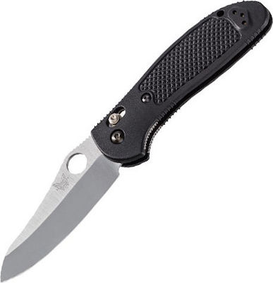 Benchmade Griptilian Knife Black with Blade made of Stainless Steel in Sheath