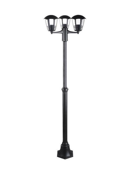 Rabalux Marseille Φωτιστικό Κολώνα Εξωτερικού Χώρου 60W IP44 για Ντουί E27 Μαύρο