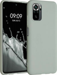 KWmobile Umschlag Rückseite Silikon Light Grey ...