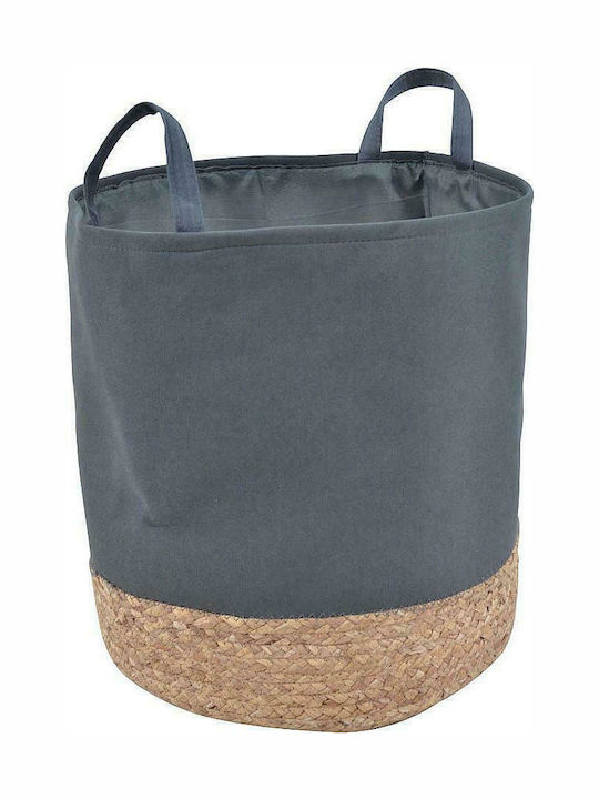 Ankor Decorative Basket Fabric with Handles Grey 34x34x38cm