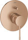 Grohe Essence Built-in Faucet Mixer for Bathtub 2 Exits Inox Copper