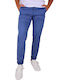 POLBOT Chino Hose in Blau mit Seitentaschen Regular Fit POL001-170132.114