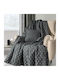Guy Laroche Intima Ριχτάρι Πολυθρόνας Δύο 'Οψεων Chenille 180x150εκ. Titanium