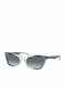 Ray Ban Lady Burbank Women's Sunglasses with Blue Plastic Frame and Blue Gradient Lens RB2299 1343/86