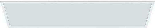 Philips Rectangular Recessed LED Panel 36W with Natural White Light 4000K 120x30cm