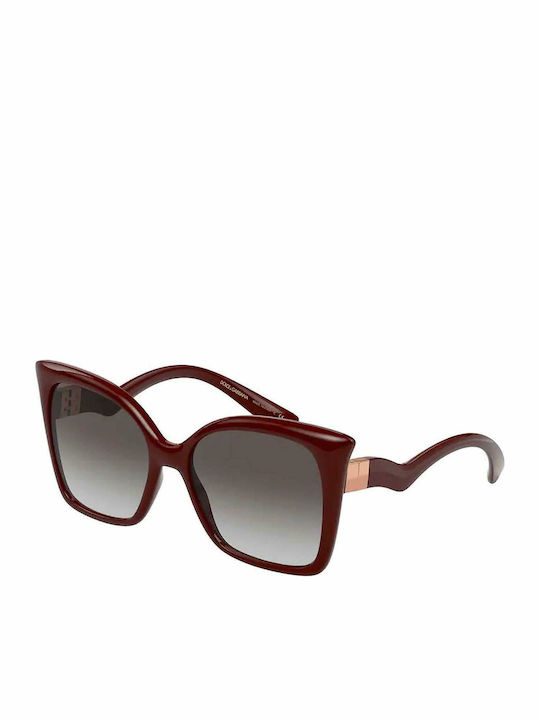 Dolce & Gabbana Sonnenbrillen Burgundisch mit Metall Gestell Dolce & Gabbana Sonnenbrillen Burgundisch mit Metall Gestell