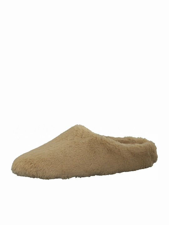 Winter Women's Slippers with Fur Pink