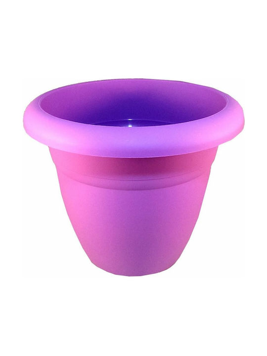 Micplast No 79 Flower Pot 24x20cm in Purple Color 018.012408