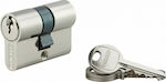 Thirard Lock Cylinder Security with 3 Keys Silver