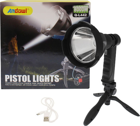 Andowl Rechargeable Jobsite Light LED IP65 with Brightness up to 8000lm