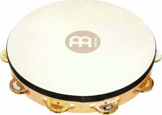 Meinl Ταμπουρίνο Recording Combo Goatskin Wood Tambourine 10" με Φυσικό Δέρμα