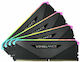 Corsair Vengeance Rgb RT 128GB DDR4 RAM mit 4 Modulen (4x32GB) und Geschwindigkeit 3600 für Schreibtisch