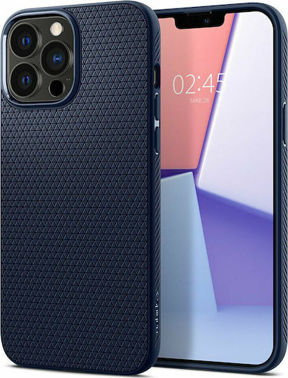 Spigen Liquid Air Back Cover Silicone Navy Blue (iPhone 13 Pro Max)