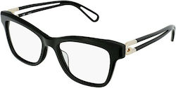 Furla Women's Acetate Butterfly Prescription Eyeglass Frames Black VFU438 0700