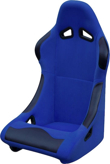 Autoline WRC Ανακλινόμενο Bucket Κάθισμα Υφασμάτινο Μαύρο/Μπλε 13177