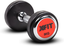 X-FIT Βαράκι Στρογγυλό Λαστιχένιο 1 x 5kg