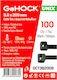 GeHock Δεματικά Καλωδίων Πλαστικά 200mmx3.6mm σε Μαύρο χρώμα (100τμχ) (136200)