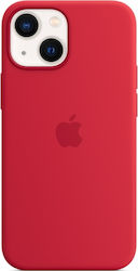 Apple Silicone Case with MagSafe Silicone Back Cover Product Red (iPhone 13 mini)