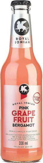 Corfu Beer Αναψυκτικό Pink Grapefruit & Bergamot με Ανθρακικό, Χωρίς Ζάχαρη σε Φιάλη 330ml