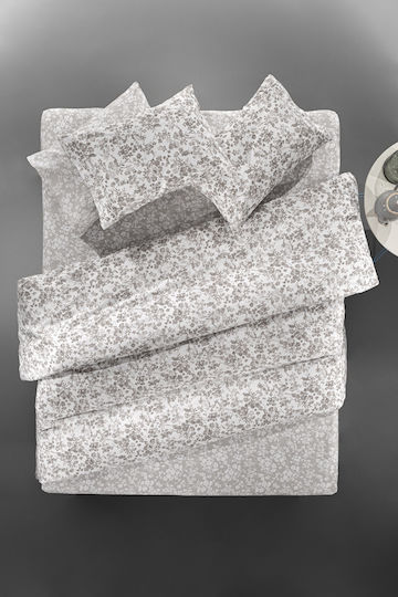 Guy Laroche Duvet Cover Set Queen with 2 Pillowcases 225x245 Cynthia Natural