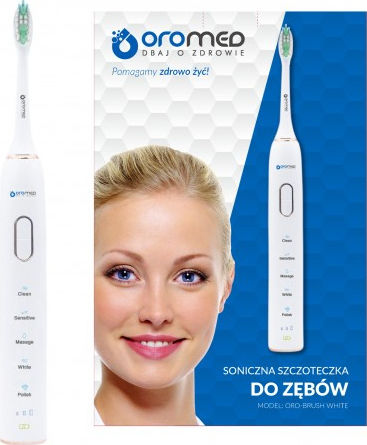 Oromed Oro-Brush Basic Ηλεκτρική Οδοντόβουρτσα Λευκή