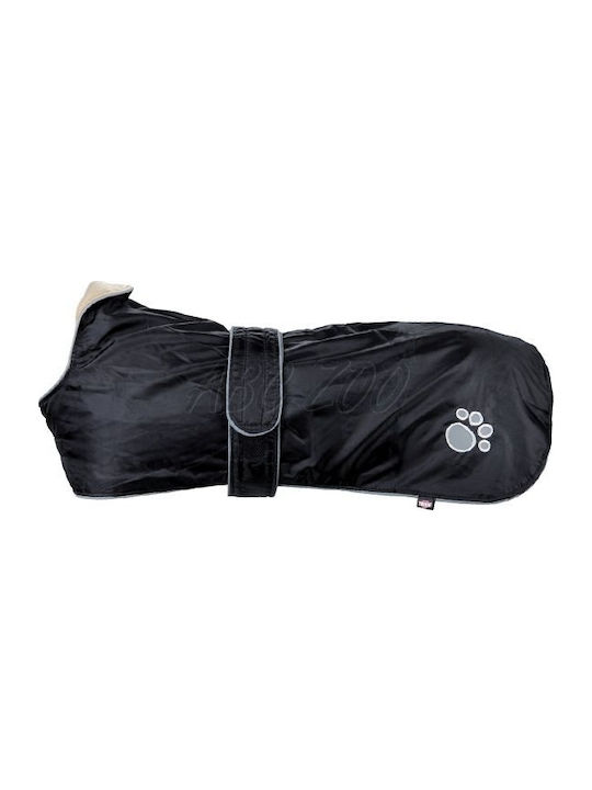Trixie Orleans Black Fleece / Waterproof Dog Coat with 60cm Back Length