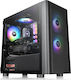 Thermaltake V150 Tempered Glass ARGB Breeze Gaming Micro Tower Cutie de calculator Negru