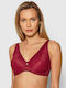 Wild Rose Sensation Bra without Padding Underwire Burgundy