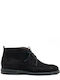 Damiani Men's Suede Boots Black