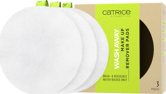 Catrice Cosmetics Wash Away Make Up Reusable Cloths Waterproof Makeup Remover Face 3pcs