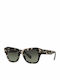 Ray Ban State Street Women's Sunglasses with Brown Tartaruga Plastic Frame and Black Gradient Lens RB2186 133371