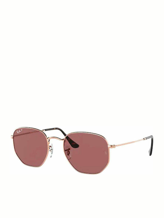 Ray Ban Hexagonal Unisex Sonnenbrille mit Rose ...